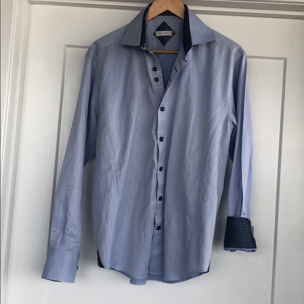 Worn one time button down